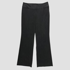 Express Editor Grey Flare Trousers